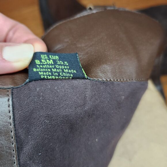 Sam Edelman Pembrooke brown Suede Knee High Riding Boots western block heel 8.5 - Picture 12 of 12